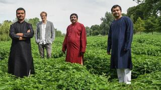Mannheim trifft Indien: die Band Neckarganga.