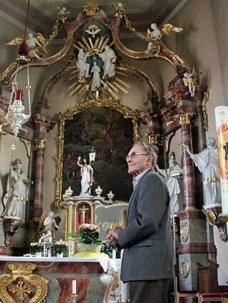 Ein Wohlfühlort ist für Hermann Michel die katholische Pfarrkirche Allerheiligen in Unterwittighausen.