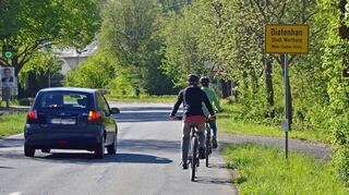 So lange keine Lösung in Sicht ist, müssen die Radfahrer zwischen Urphar und Dietenhan weiter direkt auf der Kreisstraße fahren.