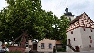 Der Gooden in der Messestaddt Königshofen wurde im 17. Jahrhundert als Gerichtsgebäude genutzt.