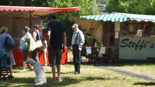 Der kleine Bauernmarkt bot den Besuchern eine Vielfalt an bäuerlichen Erzeugnissen.