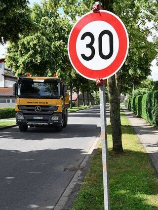 In der Hainstadter Ziegeleistraße gilt Tempo 30.