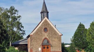 Die Friedhofskapelle von 1873.