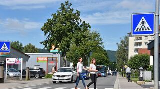 Christina Geiger (links) und Simone Schmidt wünschen sich zusammen mit über 50 Anwohner-Familien eine sichere Herrenwiesenstraße.