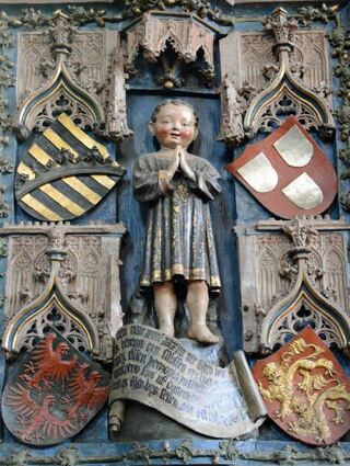 Das „Prinzle“: Heinrich hieß der Knabe, dem in der Stadtkirche gedacht wird.
