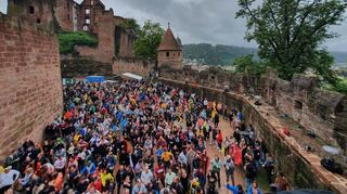 Für rund 1500 Raver war ein Besuch auf der Burg ein Muss. Es war die erste Großveranstaltung für Wertheim und den Veranstalter in Deutschland.