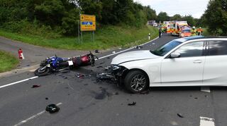 Die Unfallstelle bei Unterwittbach.