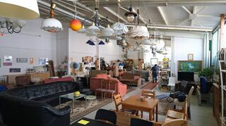 Die Möbelhalle der Projektschmiede in der Industriestraße in Rothenburg. Die Zukunft der Sozialeinrichtung ist gesichert.