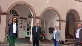 Christian Richter, Johannes Balbach, Elisabeth Hell und Christof Kieser freuen sich auf die Ideen aus der Bevölkerung.