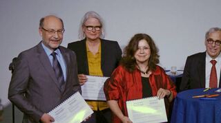 Im Bild die bisherigen Bildungspartner der jüdischen Kulturtage im Taubertal. Das Bild stammt aus dem Jahr 2018. In diesem Jahr gesellt sich die Stadt Niederstetten dazu.