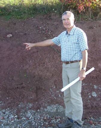 Walter Dietz ist ein Experte für geologische Formationen.