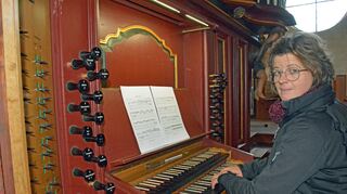 Hier spielte einst Franz Buttstett: Kantorin Anne-Maria Lehmann lässt heute hier die Orgel erklingen.
