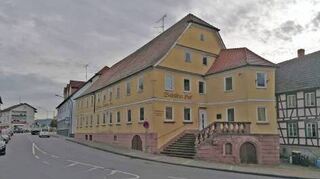 An der Würzburger Straße gelegen: der „Badische Hof“.