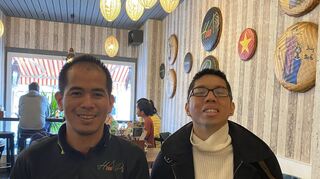 Die beiden Chefs: Van Hai Luu (li.) mit seinem Neffen Michael Tran.