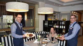 Ralf (links) und Frank Bundschu führen das Ringhotel Bundschu in Bad Mergentheim und servieren gerne kulinarischen Hochgenuss.