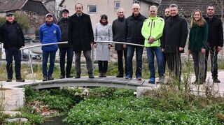 Die Umgestaltung der Morre ist innerstädtisch abgeschlossen. Hier verbinden sich nun Hochwasser- und Naturschutz und Naherholung.