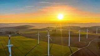 Der Windpark bei Höhefeld.