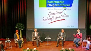 Bei der Auftaktveranstaltung der kommunalen Pflegekonferenz wurde der Blick in die Zukunft gerichtet.