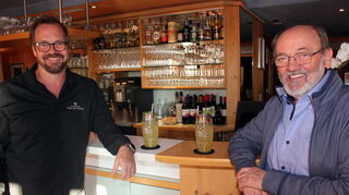 Christian Reinhardt mit seinem Vater Peter. Das Restaurant „Reichsadler“ in Buchen befindet sich bereits seit 1906 in Familienbesitz.