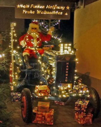 In Höpfingen gibt es auch in diesem Jahr wieder den „zauberhaften Adventskalender“.