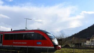 Wegen zahlreicher Krankheitsfälle bei den Lokführern reduziert die Westfrankenbahn aktuell das Zugangebot.