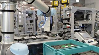 Die Lernfabrik in Aktion.