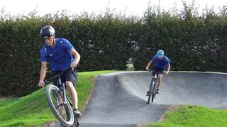 Im Bike-Park geht es sportlich zu.