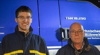 Das neue Führungs-Duo des Ortsverbands Wertheim: Ortsbeauftragter Patrick Tschürtz (links) und sein Stellvertreter Hartmut Ries.