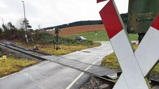 Der Bahnübergang Leintalstraße soll bis 2024 modernisiert und ausgebaut werden.