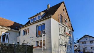 Im Nebengebäude des Tauberbischofsheimer Traditionsgasthauses „Zum Taubertal“ entstehen fünf Wohnungen.