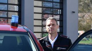 Der bisherige Feuerwehr-Kommandant: Lars Rudolph.