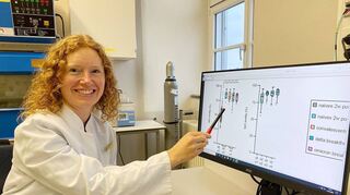 Professor Dr. Martina Prelog vom Uniklinikum Würzburg hat für die Bestimmung der Bindungsaktivität der Antikörper gegen ihre Antigene ein Aviditäts-Assay für SARS-CoV-2-spezifische Antikörperantworten etabliert und durchgeführt.