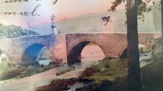 Seltenes Motiv: Röttingen hatte einst eine Nepomukbrücke.