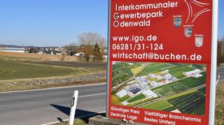 Die Erschließung mehrerer Straßen ist im Interkommunalen Gewerbepark Odenwald geplant.