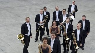 Das Brassensemble „BachBlech&Blues“ gastiert zusammen mit dem Jazzposaunisten Adrian Mears am 11. Juni auf der Wertheimer Burg.