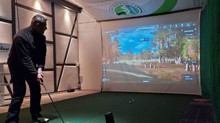 Auch Thomas Hennig, Geschäftsführer des Golfclubs Glashofen-Neusaß, freut sich über die neue Trainingsmöglichkeit.