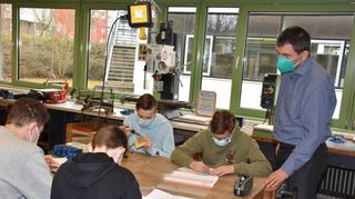 Auch so sieht Technik-Unterricht an der Kopernikus-Realschule aus.