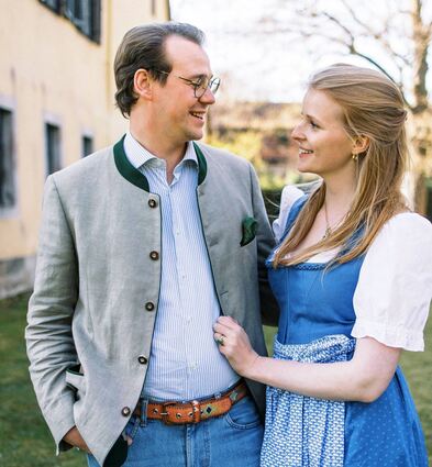 Haben sich an Ostern verlobt: Helene von Pezold und Louis, Erbprinz zu Löwenstein-Wertheim-Freudenberg. Nach der Hochzeit will das Paar in Kreuzwertheim leben.