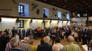 Die Erftalhalle war am Sonntagabend gut besucht.