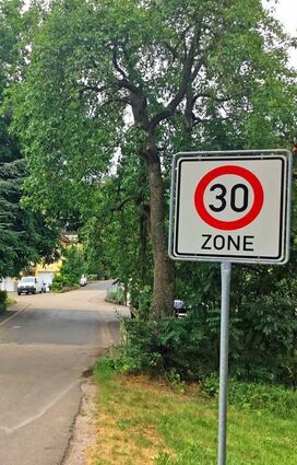 Wachbach: Verkehrsberuhigt und dennoch stark frequentiert.