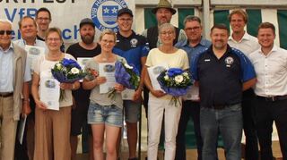 20 und 30 Jahre: Sie halten dem VfB Heidersbach seit 20 und 30 Jahren die Treue.