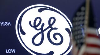 Das Logo von General Electric (GE)