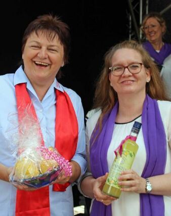 „Schenkt dir das Leben Zitronen, mach Limonade draus,“ empfahl Tamara Petersik (rechts).