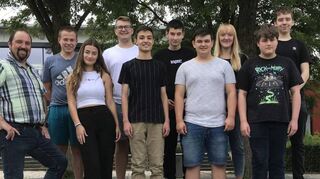 Die erfolgreichen Hauptschüler.