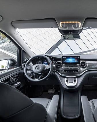 Großzügig ist das Platzangebot im Cockpit wie im gesamten Innenraum.