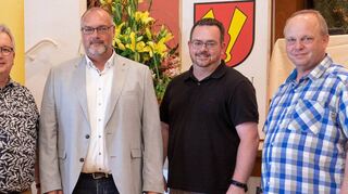 Thomas Henninger (Zweiter von links) ist neuer Präsident des Badischen Tischtennis-Verbandes. Unser Bild zeigt ihn mit seinen Präsidiumskollegen Rainer Pfenning, Alexander Schuhmacher und Roland Köhler.