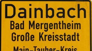 Dainbach gehört zu Bad Mergentheim.