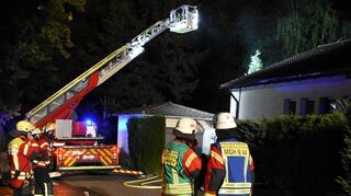 In der Nacht auf Mittwoch brannte es im Bad Mergentheimer Erlenbachweg.