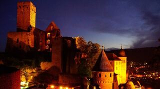 Bald wird die Wertheimer Burg nicht mehr beleuchtet.