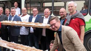 Auf dem Kurpfälzer Brotmarkt in Mosbach gab es leckere Köstlichkeiten.
